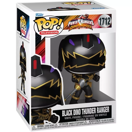 Funko Pop! Black Dino Thunder Ranger #1712 Power Rangers DinoThunder Box