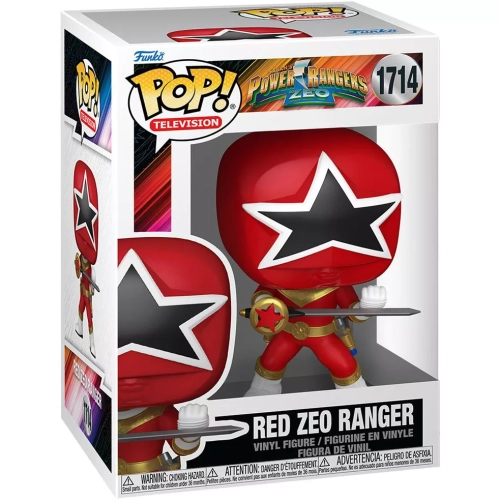 Funko Pop! Red Zeo Ranger #1714 Saban's Power Rangers Zeo Box