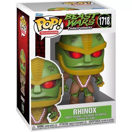 Funko Pop! Rhinox #1718 Beast Wars Transformers Television Box