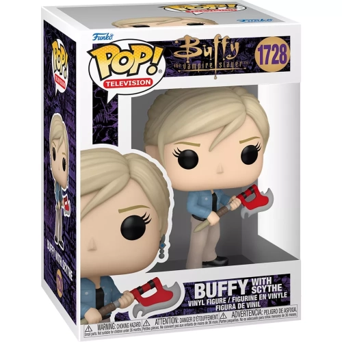 Funko Pop! Buffy with Scythe #1728 Buffy the Vampire Slayer Box