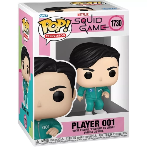 Funko Pop! Player 001 #1730 Netflix Squid Game Television Box