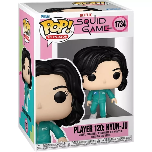 Funko Pop! Player 120: Hyun-ju #1734 Netflix Squid Game Box