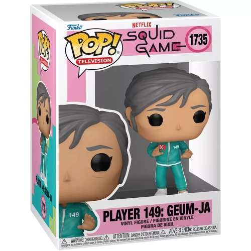 Funko Pop! Player 149: Feum-ja #1735 Netflix Squid Game Box