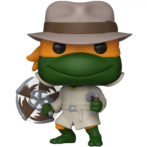 Funko Pop! Michelangelo #1749 in Trenchcoat Nickelodeon Teenage Mutant Ninja Turtles