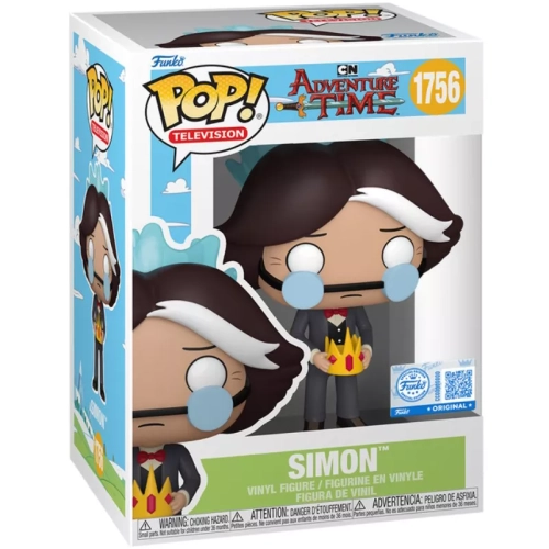 Funko Pop! Simon #1756 with Crown Cartoon Network Adventure Time Box