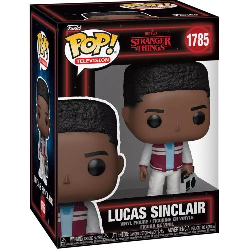 Funko Pop! Lucas Sinclair #1785 with Boombox Netflix Stranger Things Box