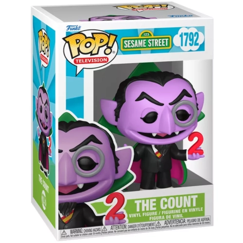 Funko Pop! The Count #1792 123 Sesame Street Television Box