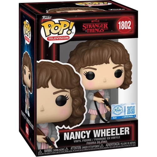Funko Pop! Nancy Wheeler #1802 with Shotgun Netflix Stranger Things Box