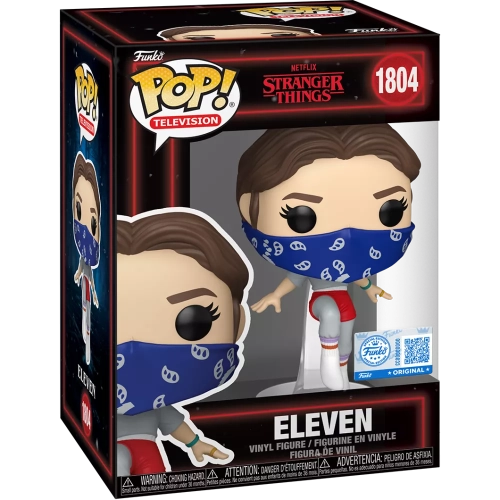 Funko Pop! Eleven #1804 with Bandana Floating Netflix Stranger Things Box