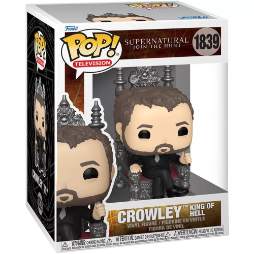 Funko Pop! Crowley King of Hell #1839 Supernatural Join the Hunt Box