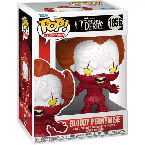Funko Pop! Bloody Pennywise #1856 HBO Original It Welcome to Derry Box