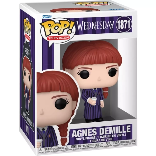 Funko Pop! Agnes Demille #1871 Wednesday Television Box