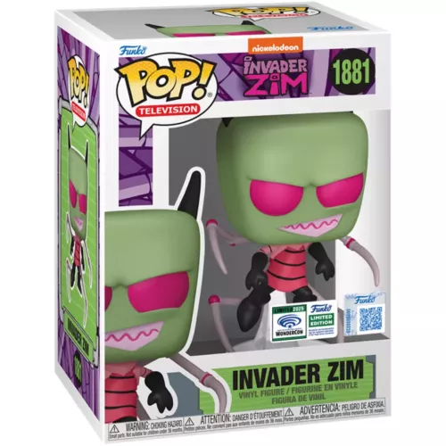 Funko Pop! Invader Zim #1881 Nickelodeon Invader Zim Box