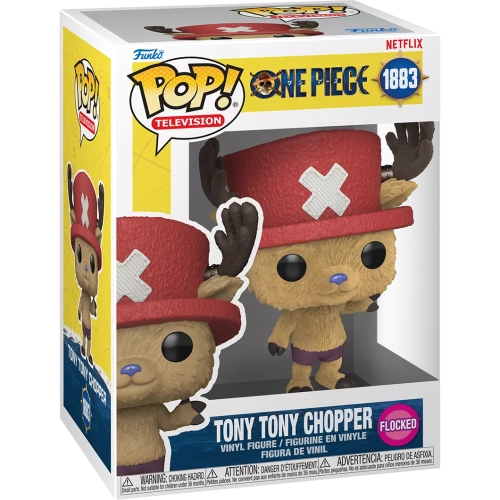 Funko Pop! Tony Tony Chopper #1883 Flocked Netflix One Piece Box