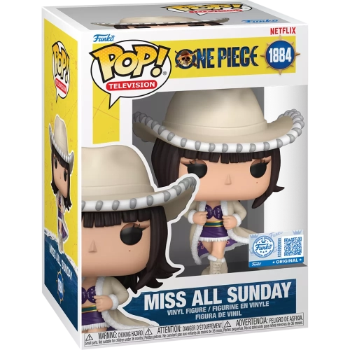 Funko Pop! Miss All Sunday #1884 Netflix One Piece Box