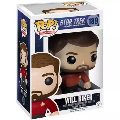 Funko Pop! Will Riker #189 Star Trek The Next Generation Box