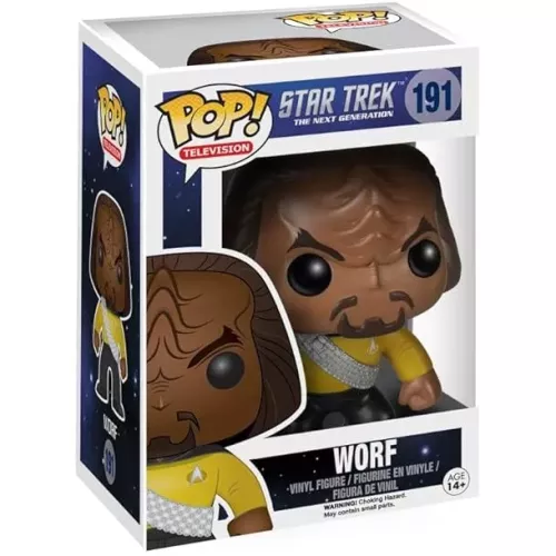 Funko Pop! Worf #191 Star Trek The Next Generation Box