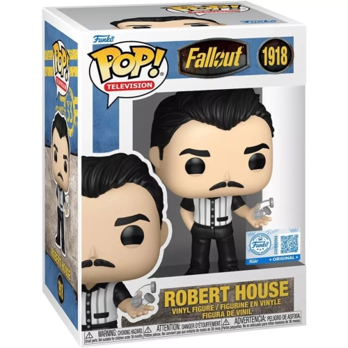 Funko Pop! Robert House #1918 Fallout Television Vinyl Figure Box