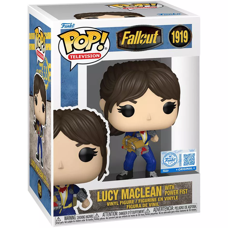Lucy MacLean with Power Fist Box