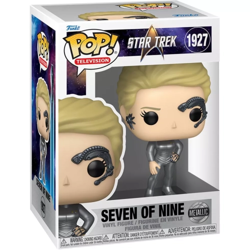 Funko Pop! Seven of Nine #1927 Metallic Star Trek Television Box