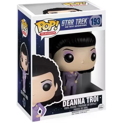 Funko Pop! Deanna Troi #193 Star Trek The Next Generation Box