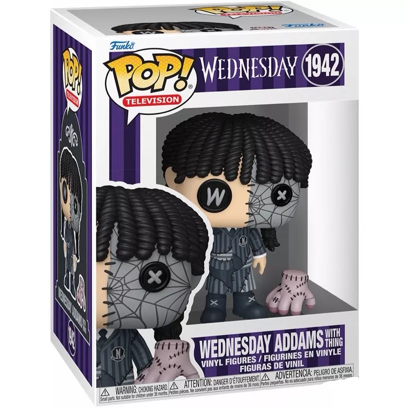 Wednesday Addams with Thing Box