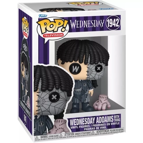 Funko Pop! Wednesday Addams with Thing #1942 Patchwork Box