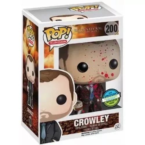 Funko Pop! Crowley #200 Metallic Bloody Supernatural Join the Hunt Box