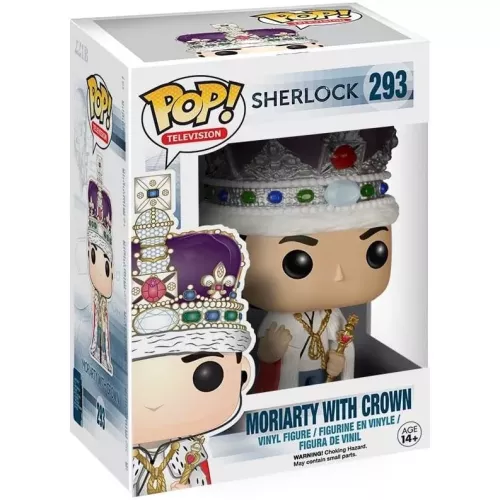 Funko Pop! Moriarty with Crown #293 Sherlock Television Box