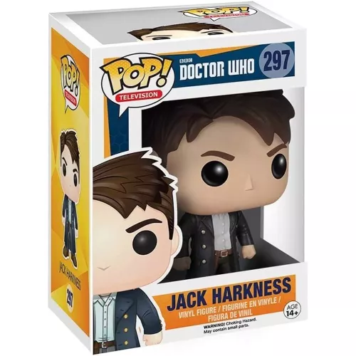 Funko Pop! Jack Harkness #297 BBC Doctor Who Television Box