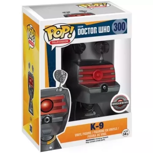 Funko Pop! K-9 #300 BBC Doctor Who Television Vinyl Figure Box