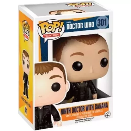 Funko Pop! Ninth Doctor with Banana #301 BBC Doctor Who Box