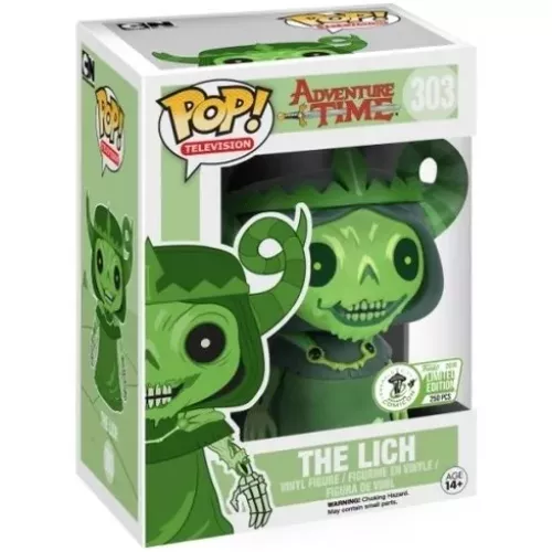 Funko Pop! The Lich #303 Green Adventure Time Television Box