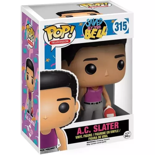 Funko Pop! A.C. Slater #315 Saved by the Bell Television Box
