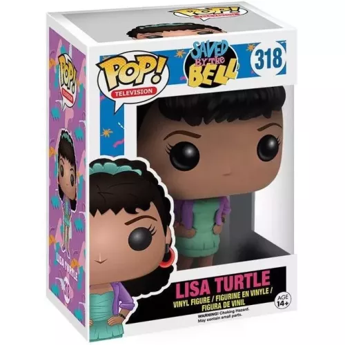 Funko Pop! Lisa Turtle #318 Saved by the Bell Television Box