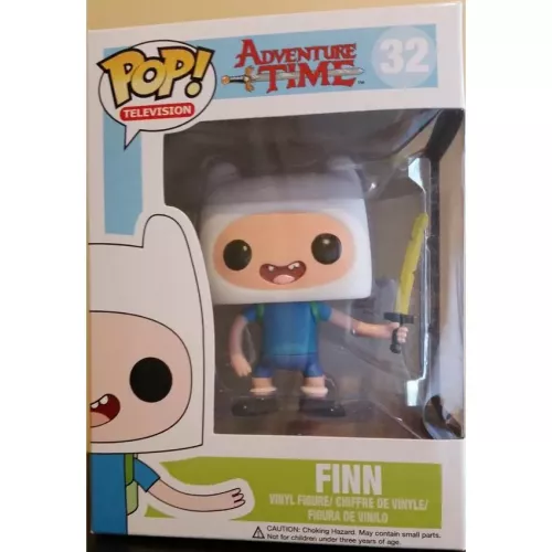 Funko Pop! Finn #32 with Sword Adventure Time Television Box