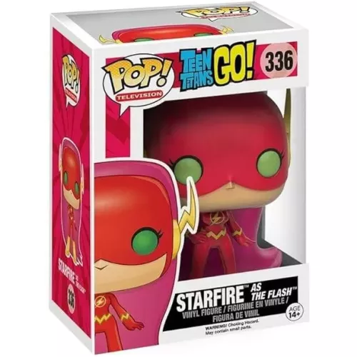 Funko Pop! Starfire as The Flash #336 Teen Titans Go! Box