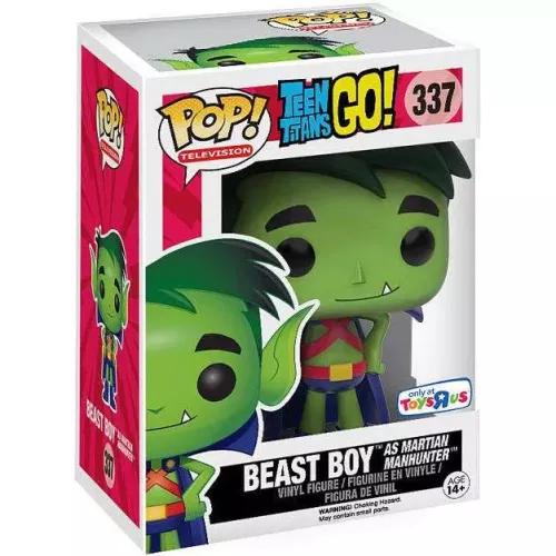 Funko Pop! Beast Boy as Martian Manhunter #337 Teen Titans Go! Box