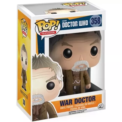 Funko Pop! War Doctor #358 BBC Doctor Who Television Box