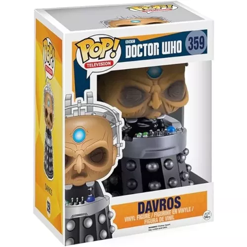 Funko Pop! Davros #359 6 Inch BBC Doctor Who Television Box
