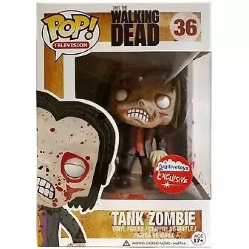 Funko Pop! Tank Zombie #36 Bloody AMC The Walking Dead Box