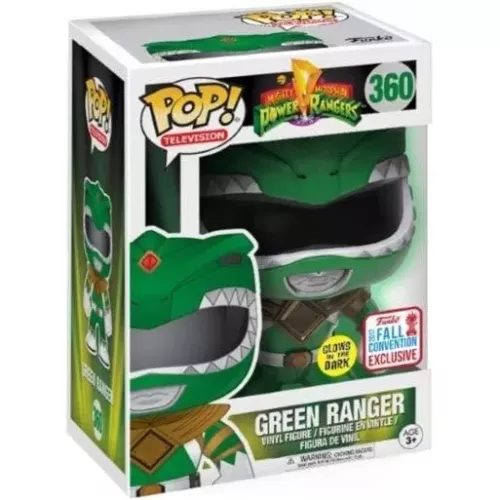 Funko Pop! Green Ranger #360 Glows in the Dark Mighty Morphin Power Rangers Box