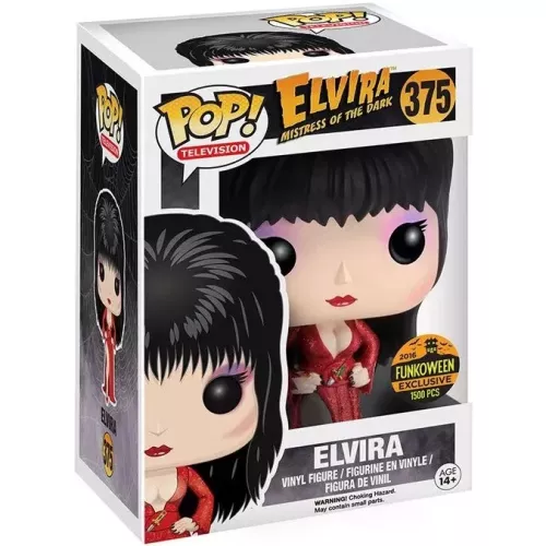 Funko Pop! Elvira #375 Red Dress Elvira Mistress of the Dark Box