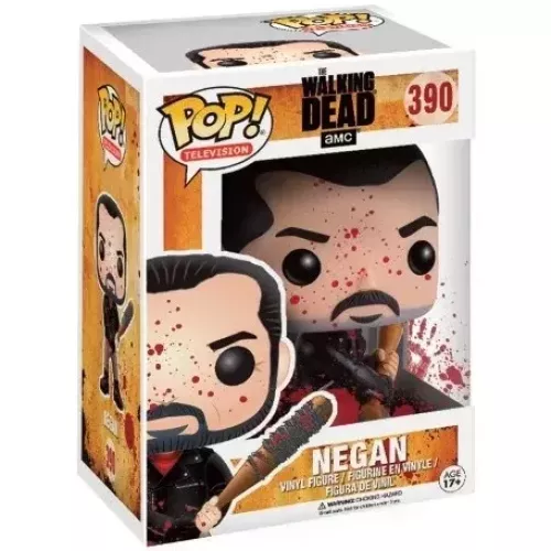 Funko Pop! Negan #390 Bloody The Walking Dead AMC Television Box