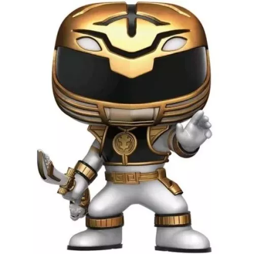 Funko Pop! White Ranger #405 Action Pose Mighty Morphin Power Rangers