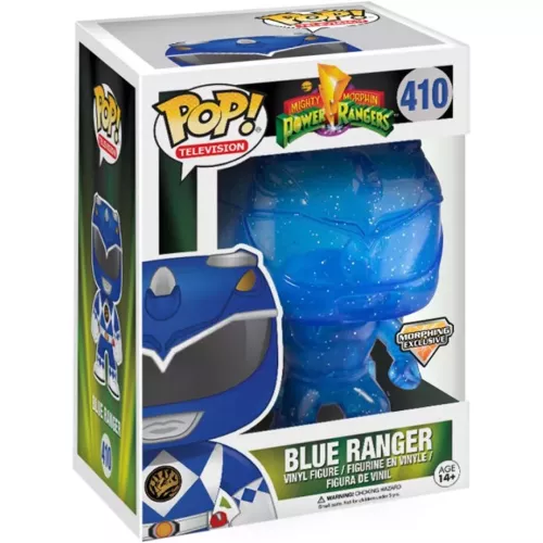 Funko Pop! Blue Ranger #410 Morphing Mighty Morphin Power Rangers Box