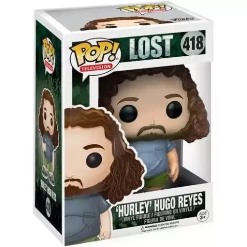 Funko Pop! Hurley' Hugo Reyes #418 Lost Television Box