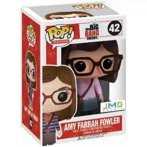 Funko Pop! Amy Farrah Fowler #42 Purple The Big Bang Theory Box