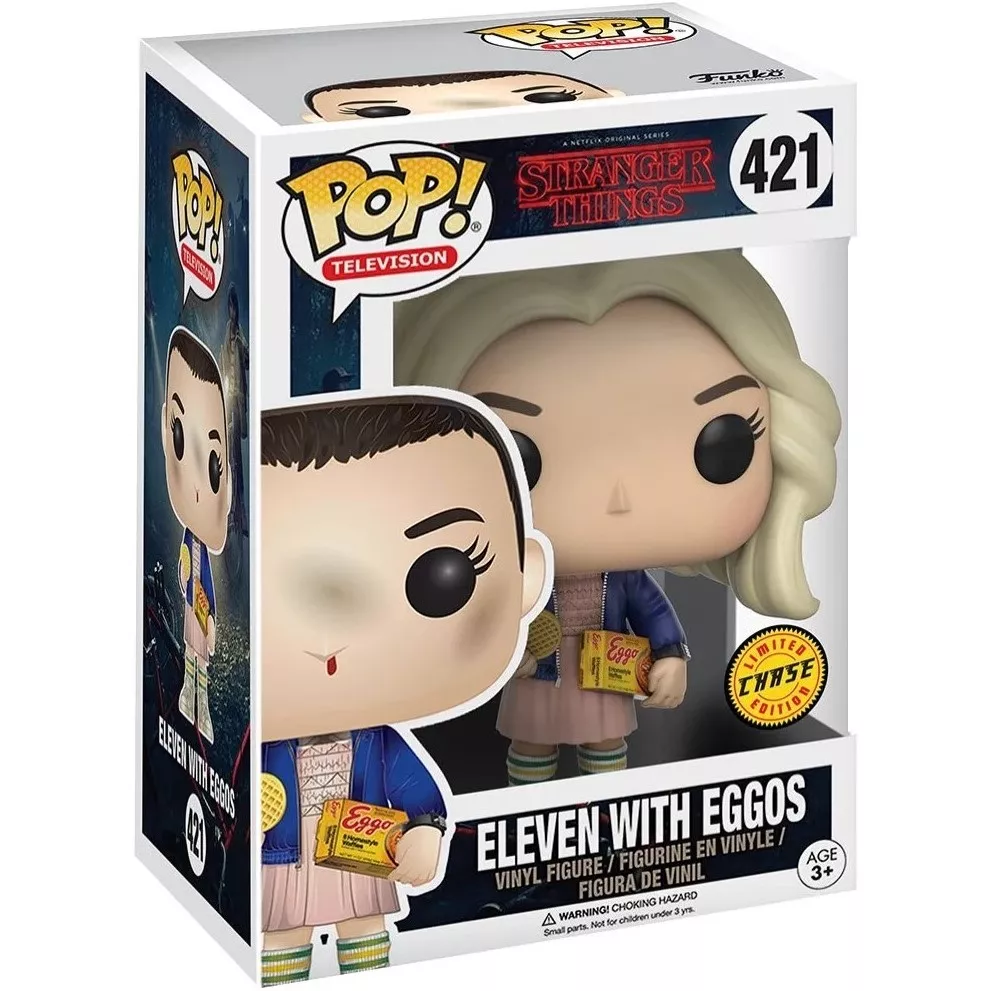 Eleven with Eggos Box