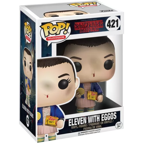 Eleven with Eggos Box